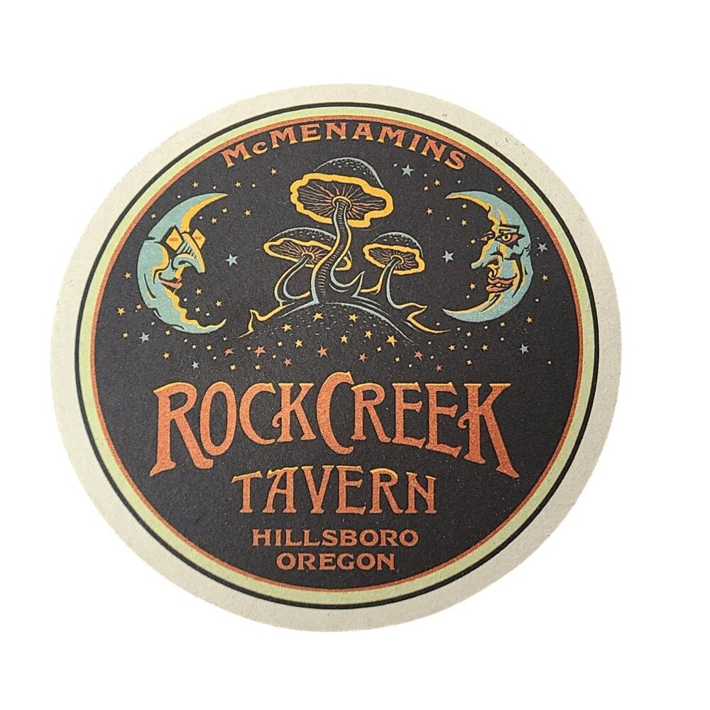 McMenamins Rock Creek Tavern Roof Top Bar Hotel Hillsboro Oregon Drink Coaster